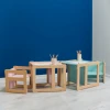 Plywood kids kindergarten furniture toddler table montessori desk child mulfunctional play table