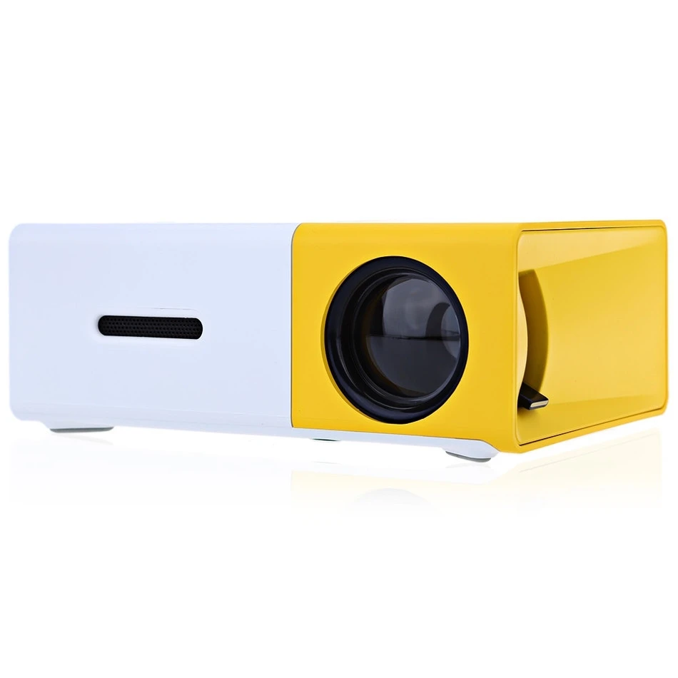 Pocket mini projector YG300 for mobile phone and tv 1080P portable mini LEDprojector Tuner Outdoor Home Cinema Theater