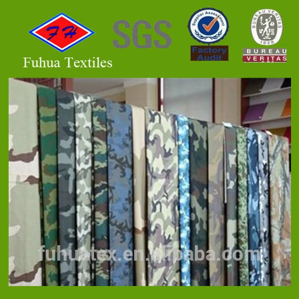 Polyester cotton camouflage fabric/dyed/printed tc fabric