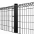 Import Polyester powder coated electro welded galvanized iron brc 2m wire mesh fence from China