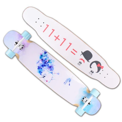 Popular Customized Professional dance board four wheel skateboard for adult and girl
