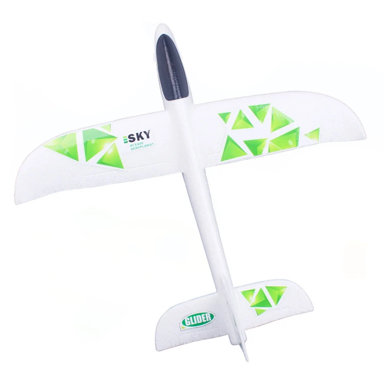 Popular outdoor Flying Glider toys foam hands throw gliders model aircraft toys kids DIY educational toys  launch gliders fun
