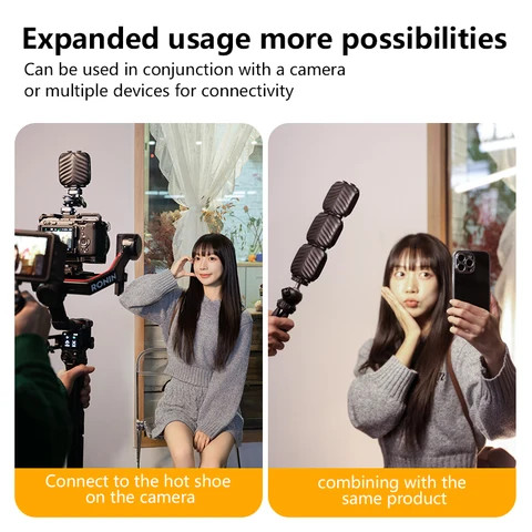 Portable RGB Mini Fill Light Photography Lamp TikTok YouTube Videos Colorful Photo Fill Lighting Various Environment Power