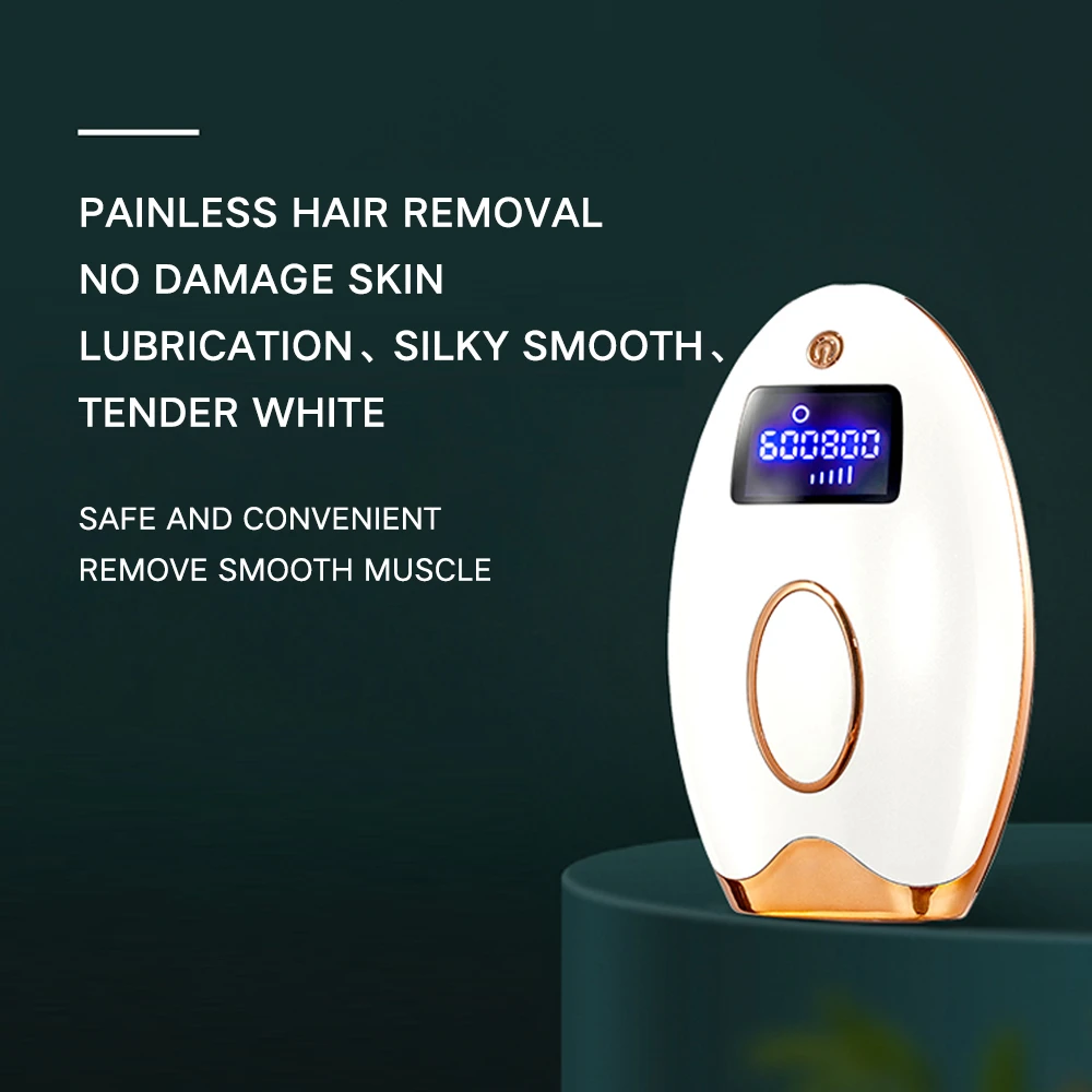Portable Women and Men Hair Remover Device 608000 Flashes Facial Body Laser IPL Hair Removal Use At Home