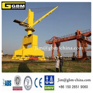Portal crane Harbour heavy lift rail type crane 20T Marine Lifting Crane