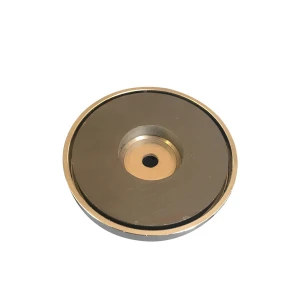 Power Ceramic magnetic round base magnets