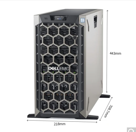 PowerEdge T640 Tower Server Xeon silver 2*4114 2.2Ghz 10C/20T/64G DDR4 2666Mhz/3*4T SAS  Hot Swap/H730/DVD/ For DELL