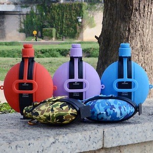 private label shaker foldable camping water bottle for travel outdoor