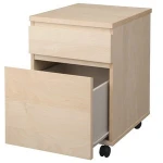 Professional beauty salon rubber wheel wood 2 case trolley