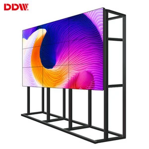 Professional Customized 46 inch seamless 1 x 4 lcd video wall LG 1920x1080 advertising video wall for commercial mall