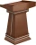 Import professional design speech podium/rostrum for school Hotel wooden lectern pulpit from China