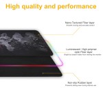 Professional Gaming Mouse Pad Computer RGB Mousepad Gamer XXL Mouse Carpet for Mouse Keyboard with Backlit