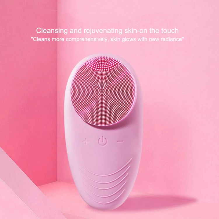 Professional IPX7 Waterproof V Face Lift Massage Vibration Sonic Facial Cleansing Brush