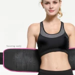 Professional Slim Body Fitness Sweat Belt Weight Loss Fat Sauna Girdle Belt Belly Beauty Waist Support Trainer Trimmer Belt