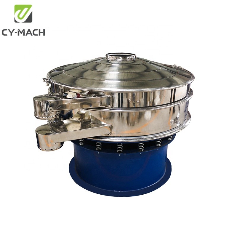Professional supply high efficiency 800mm double layer rotary vibration sifter equipment for dry powder