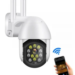 Promotion PTZ Camera Module 4 Antenna Color Night Vision Smart Home Security Monitor HD 1080P Mini Wireless PTZ CCTV Camera
