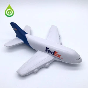 Promotional Airplane shaped PU Foam Balls Stress Relief Toys