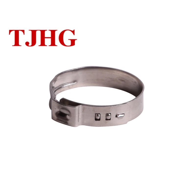 Promotional Durable Band Type Swivel Stainless Steel Single Ear Hose Clamp