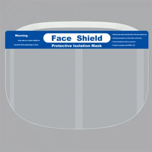 Protective Medical Visor Ultralight Disposable Face With Detachable Eyes face Shield