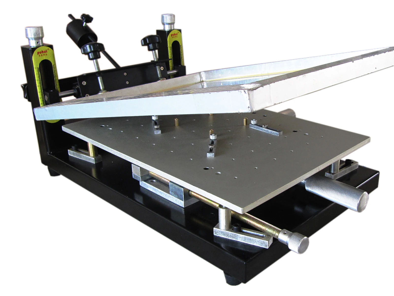 puhui SMT Manual solder paste screen printer, PCB board stencil printer screen printing machine