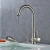 Import Pull down Pull Out  Kitchen mixer  Brushed Nickel Mixer Tap Kitchen Faucet from China