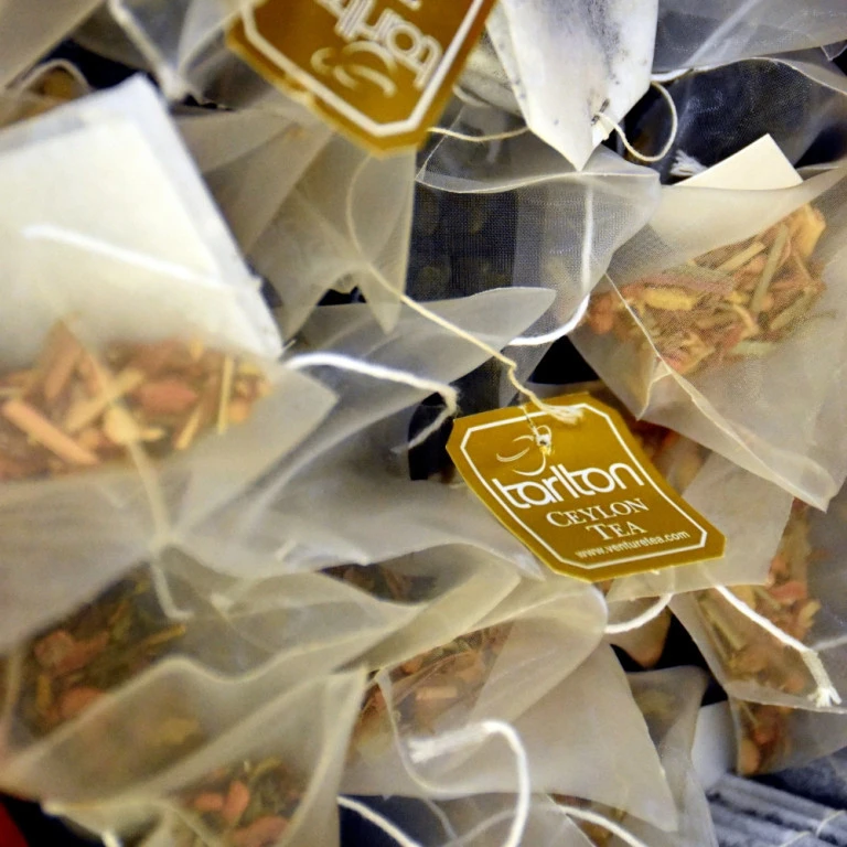 Pure Ceylon Black Tea in Pyramid Tea Bags // Tarlton Garden of Eden // Biodegradable Pyramid Bags &amp; Private Label Available