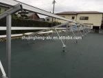 PV panel mounting bracket for solar panel mounting system
