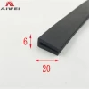 PVC material glass door edge protection rubber seal strip