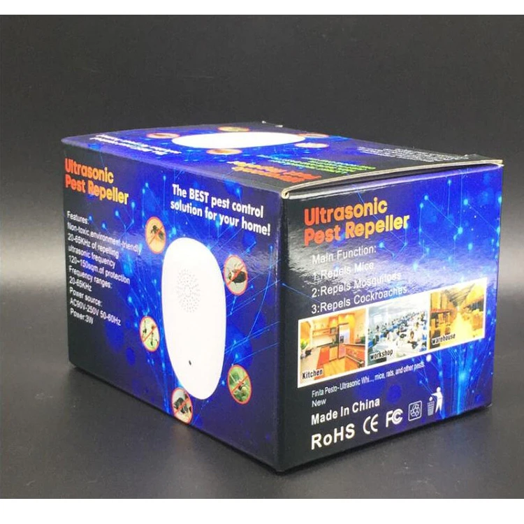Q Shape Ultrasonic Pest Repeller Mouse Mosquito Control