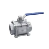 Q11F 3PC Double block and bleed water tank float ball valve