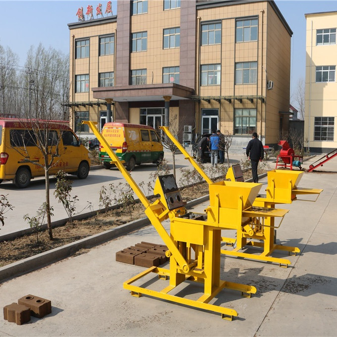 Buy Qmr2-40 Manual Pressing Mud Clay Interlock Brick Making Machine In ...