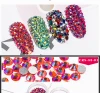 Queen Fingers 5 Layer Fashion Jar Storage Packing Mix Sizes SS3/4/6/8/10 Nail Art Rhinestone Crystal