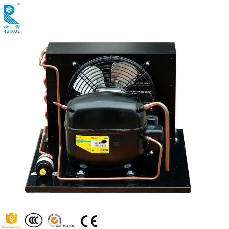 r404a Tecumseh Compressor Cold Room Open Type Small Condensing Refrigeration Unit