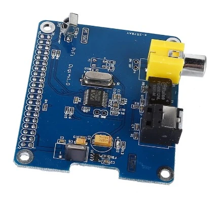 Raspberry Pi HIFI DiGi+ Digital Sound Card I2S SPDIF Optical Fiber for Raspberry pi 3/2 model B / B+