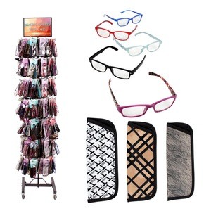Reading Glasses With Case Display - Asst Pack of 378 Pieces