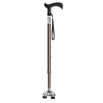 Reallife old man's crutch without led lights, elderly walking stick