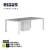 Import Rectangular antique meeting room wooden tables aluminum small conference tables from China