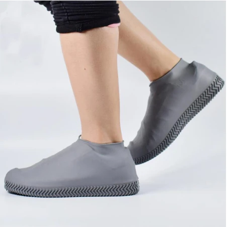 Recyclable Silicone Overshoes Reusable Waterproof Rainproof Men Shoes Covers Non-slip Washable Rain Boots