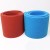 Import Red blue open celled silicone sponge rubber from China