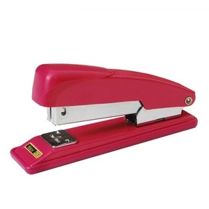 Red color book binding stapler, fancy office supplies
