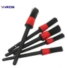 Red or Black Long Bristle Car Detailing Brushes Auto Interior Cleaning Brush Set