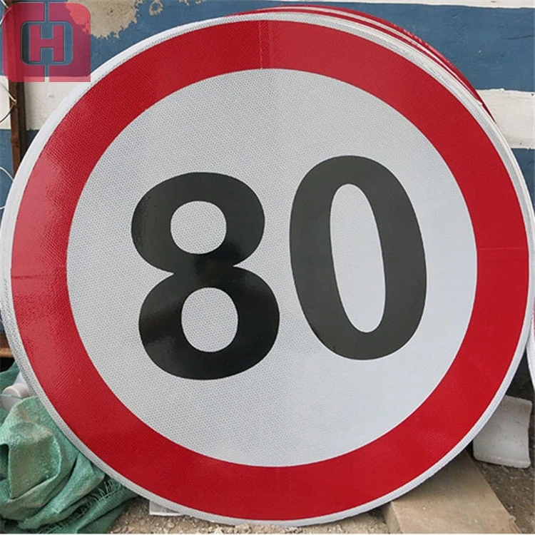 Reflective road safety sign blank traffic warning signs