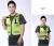 Import Reflective vest fluorescent yellow mesh fabric multi-pocket riding hot-pressed reflective vest from China