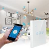Remote control switches European Standard 100-240V 4 gangs Fire-protection  Wifi touch switch
