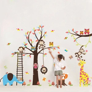 Removable large size kids wall stickers home decor