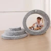 removable Modular Kids Play sofa Toddler Couch for Playroom and childrens sofa ball pool 2-in-1 folding kids play couch