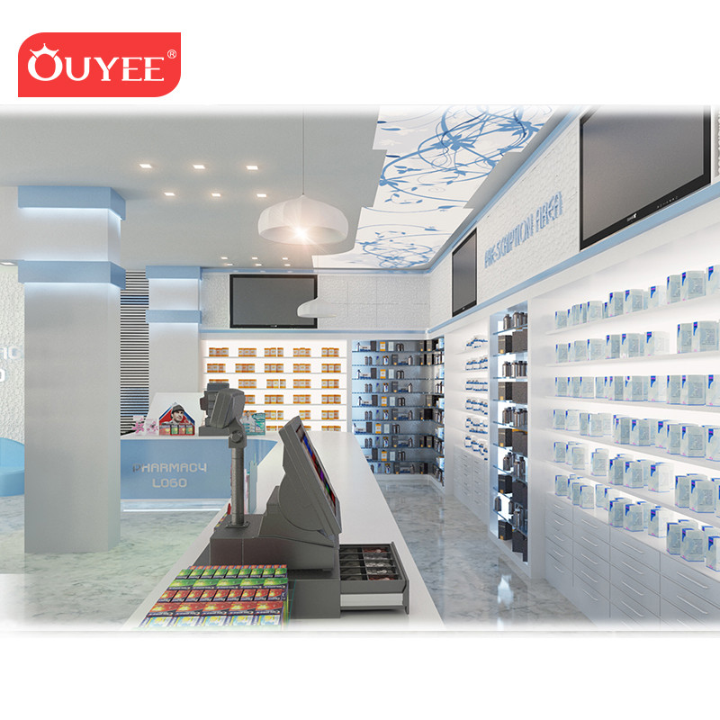 Buy Retail Pharmacy Shop Interior Design Cosmetic Display