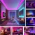Import RGB 5M 150 LEDs SMD 5050 IP65 Waterproof  WIFI Smart LED Strip Light  Work With Amazon Alexa and Google Assistant from China