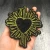 Import Rhinestone Bead Hearts Sew on Applique Clothing Embroidery Flower Patch Beaded Heart Patches for Jackets from China