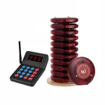 RINGBELL YP-1 6 Years Factory Wholesale New Design Wireless Coaster Pager Guest Calling Waiter Pager Queuing Pager Caller System